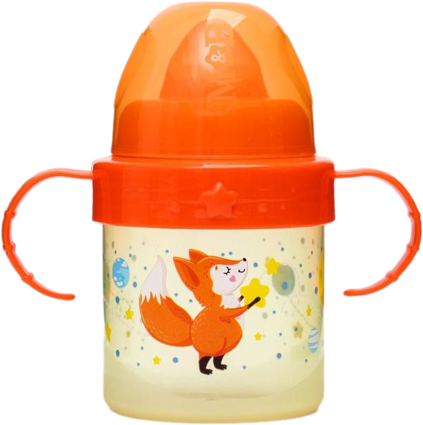Поильник детский с твёрдым носиком «Лисята. Мамы и малыши» | Мама и малыш | Mum&Baby