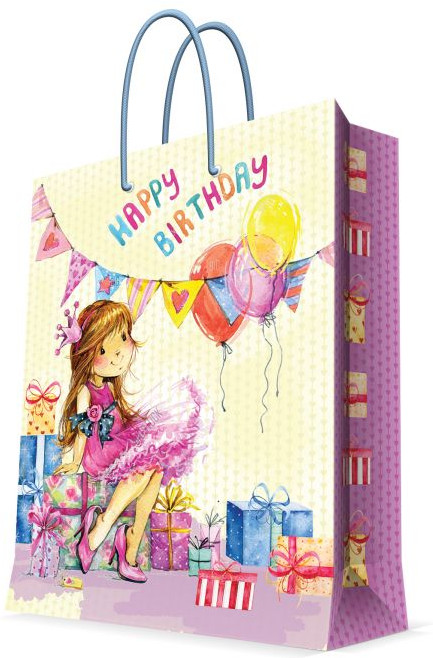 Пакет бумажный подарочный «Модница» | Феникс Презент