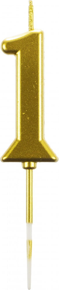 Свеча для торта «Цифра 1» | Феникс Презент