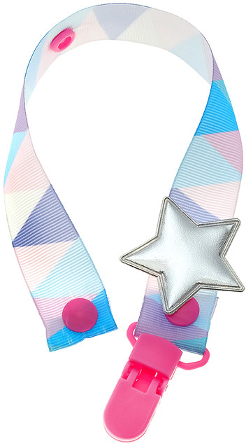 Держатель для пустышки на ленте «Звёздочка» | Единорог | Mum&Baby