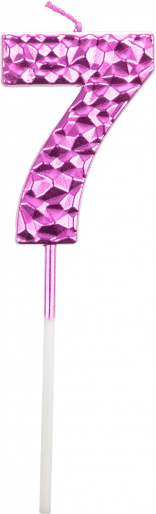 Свеча для торта «Цифра 7» | Феникс Презент