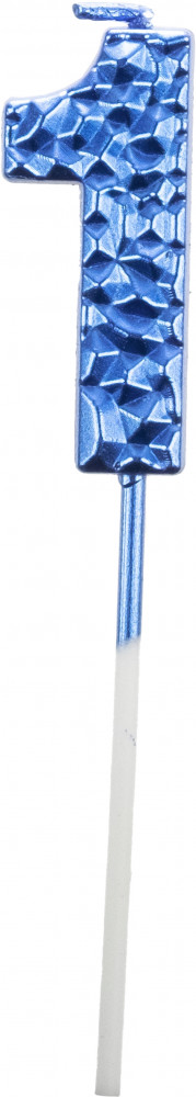 Свеча для торта «Цифра 1» | Феникс Презент