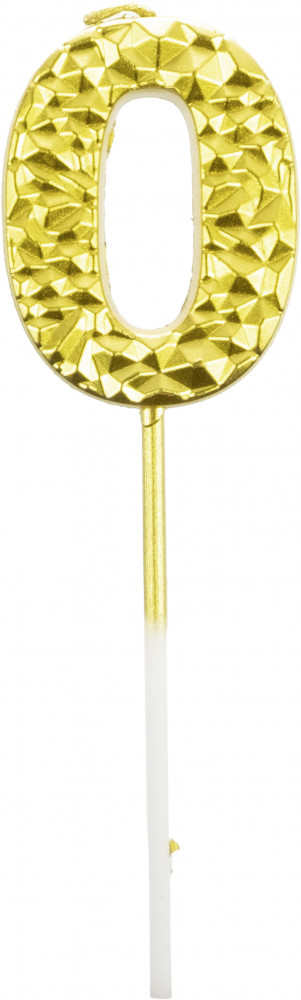 Свеча для торта «Цифра 0» | Феникс Презент