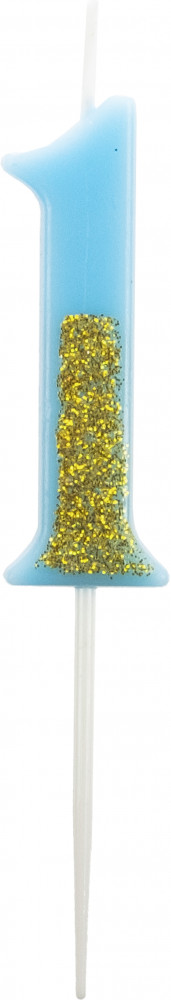 Свеча для торта «Цифра 1» | Феникс Презент