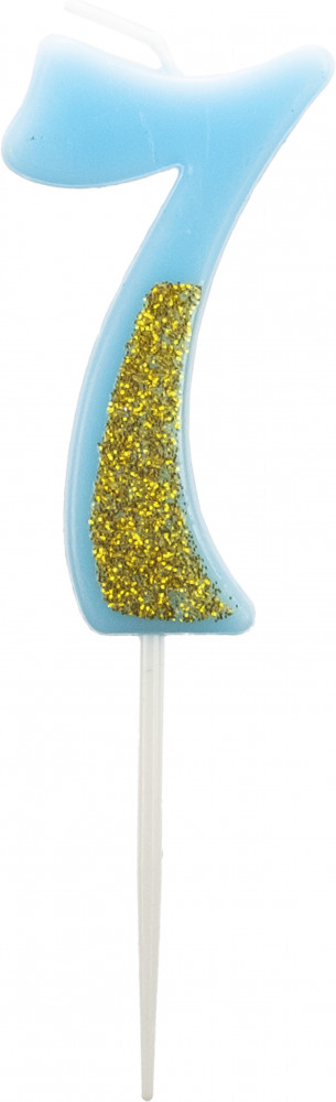 Свеча для торта «Цифра 7» | Феникс Презент