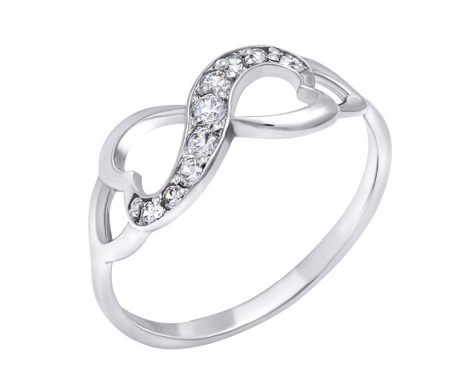 Кольцо из серебра с фианитами | Lucente Silver