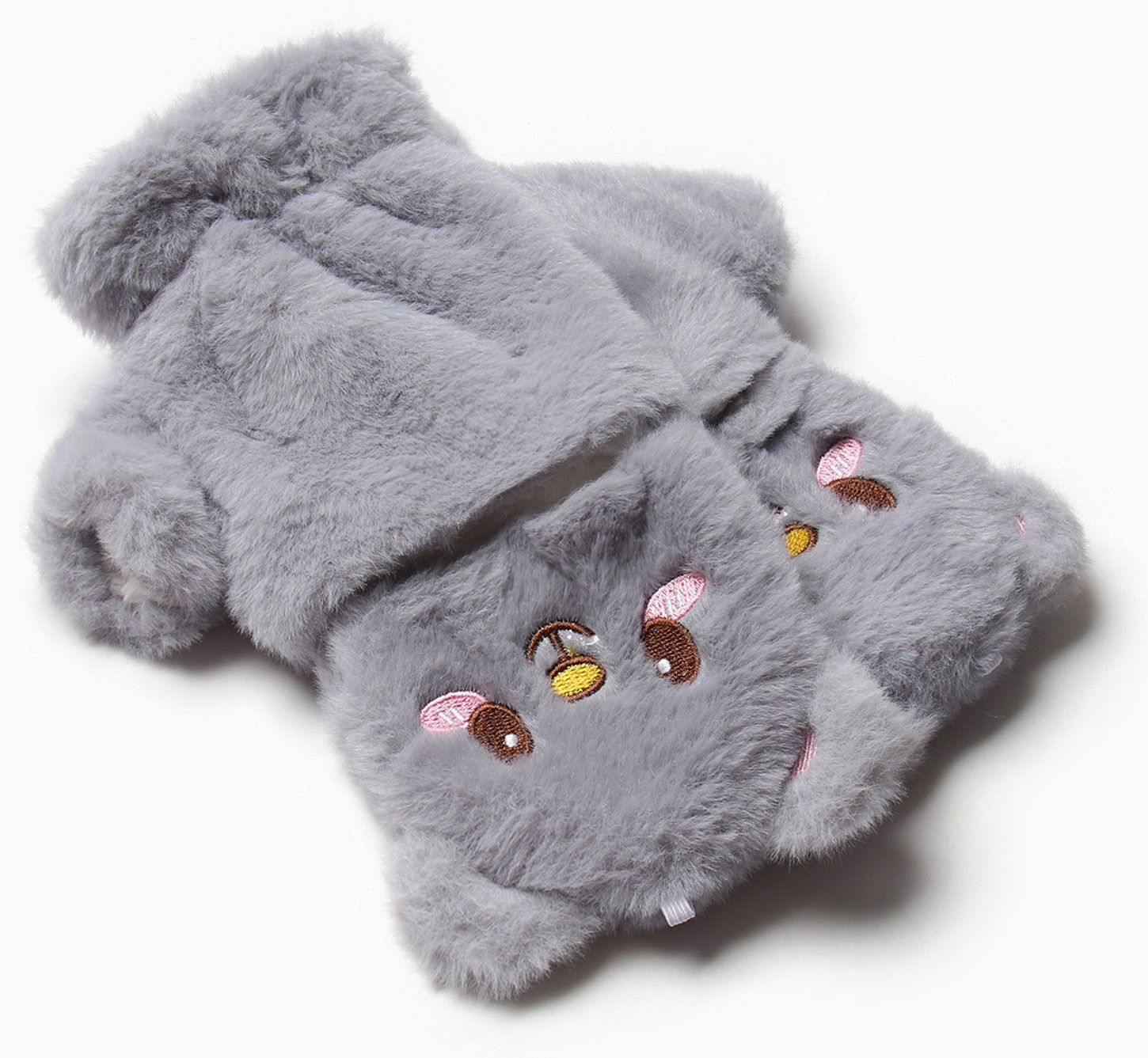 Варежки женские «Мишка» | MINAKU