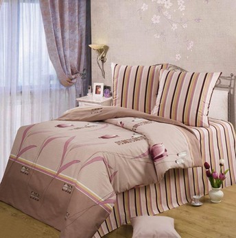 Комплект постельного белья «Очарование» (арт. 10389, евро, БИОкомфорт, 2 наволочки 70х70)