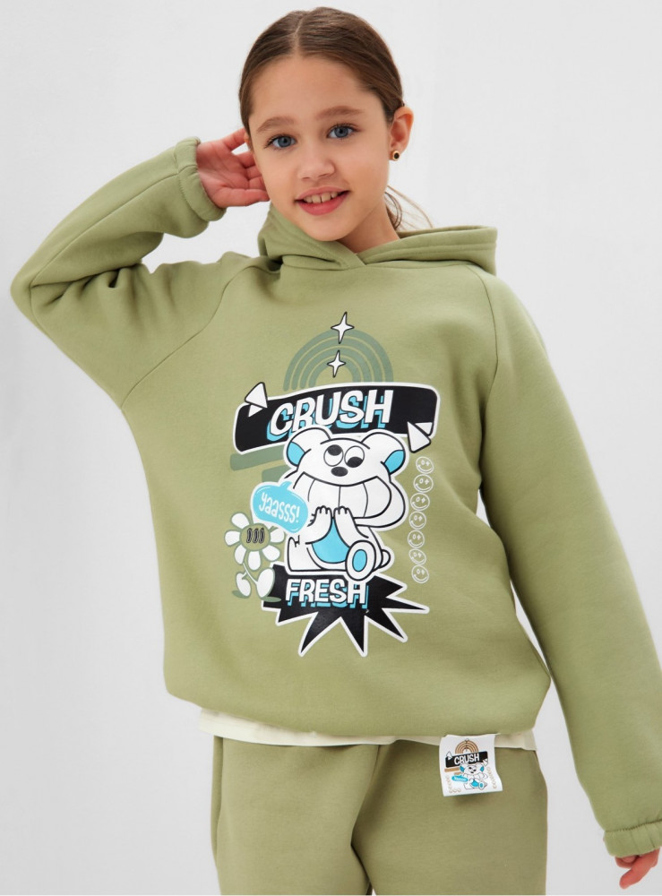 Худи для девочек «Crush» | Exclusive print | MINAKU