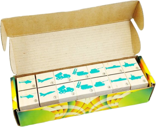 Домино детское «Военная техника» | ПЕЛСИ