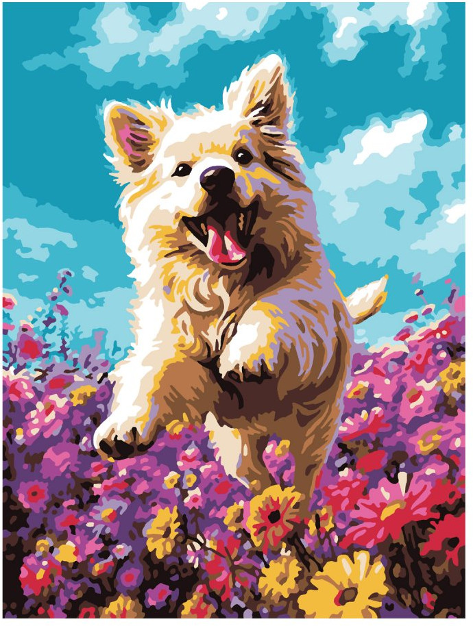 Картина по номерам «Пушистое счастье» | Lori