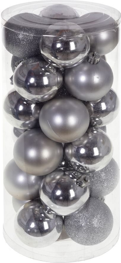 Набор игрушек ёлочных «Снежок серебряный» | Новогодний декор «Сказочная ночь» | Remeco club