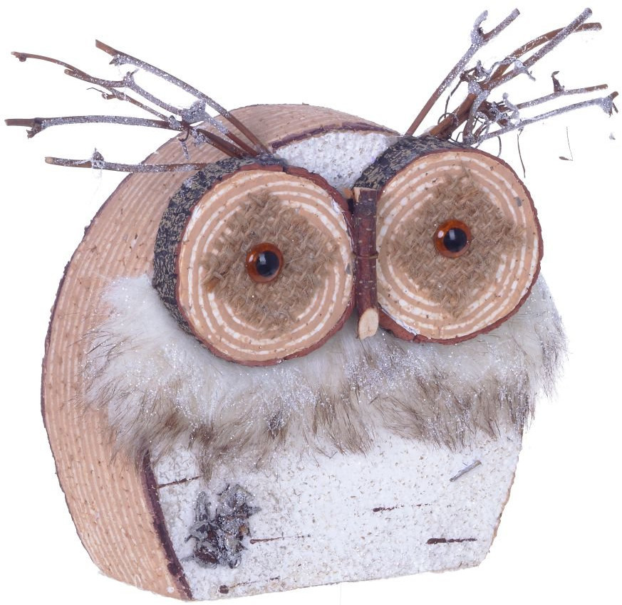 Фигурка декоративная «Сова» | Новогодний декор «Загадки леса» | Remeco club