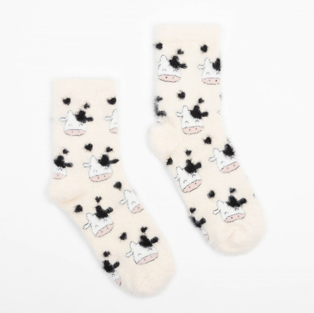 Носки махровые женские | Hello, winter! | MINAKU