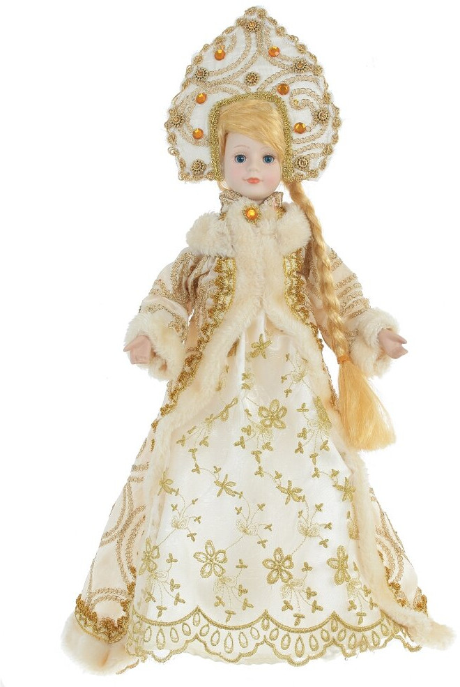 Фигурка «Снегурочка» | Новогодний декор «Новогоднее золото» | Remeco club