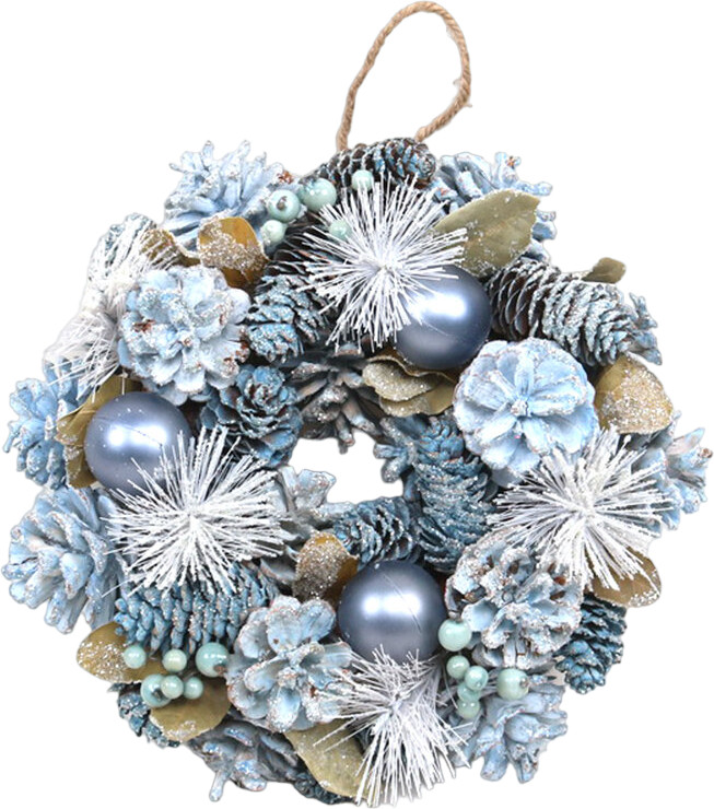 Венок новогодний | Новогодний декор «Морозная свежесть» | Remeco club