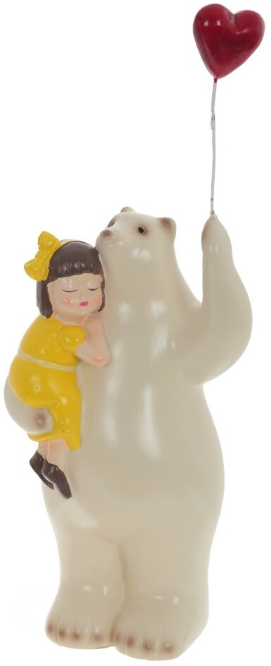 Фигурка декоративная «Девочка с медведем» | Remeco club