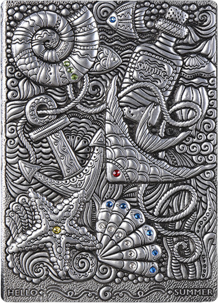 Блокнот с 3D-обложкой «Морские сокровища» | Белоснежка