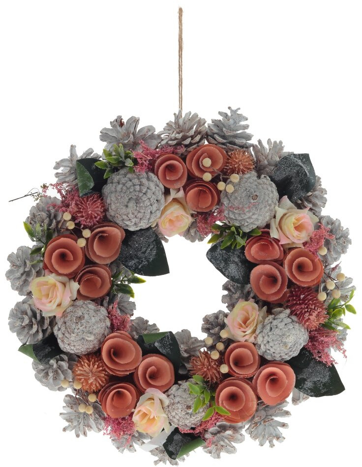 Венок новогодний | Новогодний декор «Загадки леса» | Remeco club