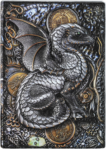 Блокнот с 3D-обложкой «Сокровищница дракона» | Белоснежка