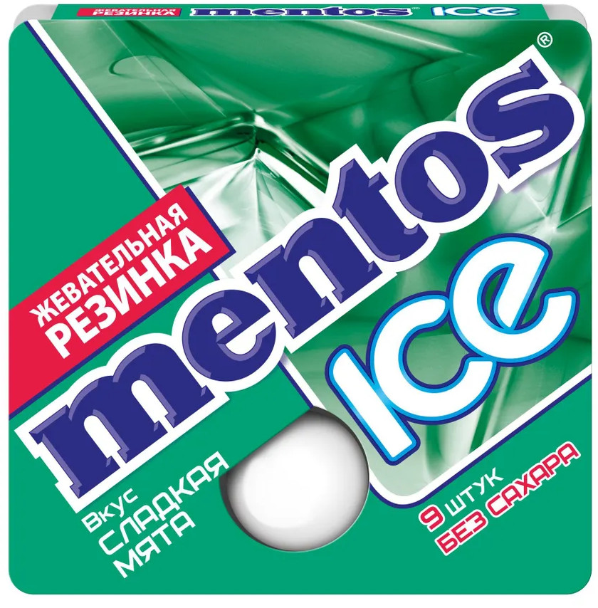 Жевательная резинка «Сладкая мята» | Ice | Mentos