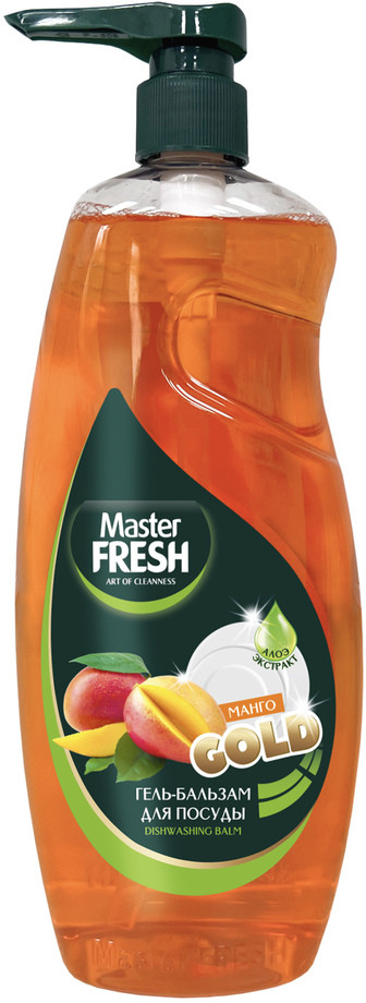 Гель-бальзам для мытья посуды «Gold» | Master Fresh