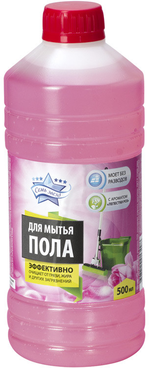 Средство для мытья пола «Лепестки роз» | Семь звезд