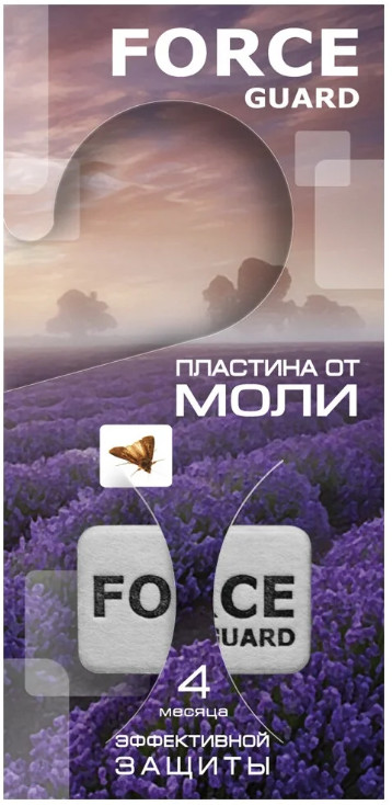 Пластина от моли на подложке | Force Guard