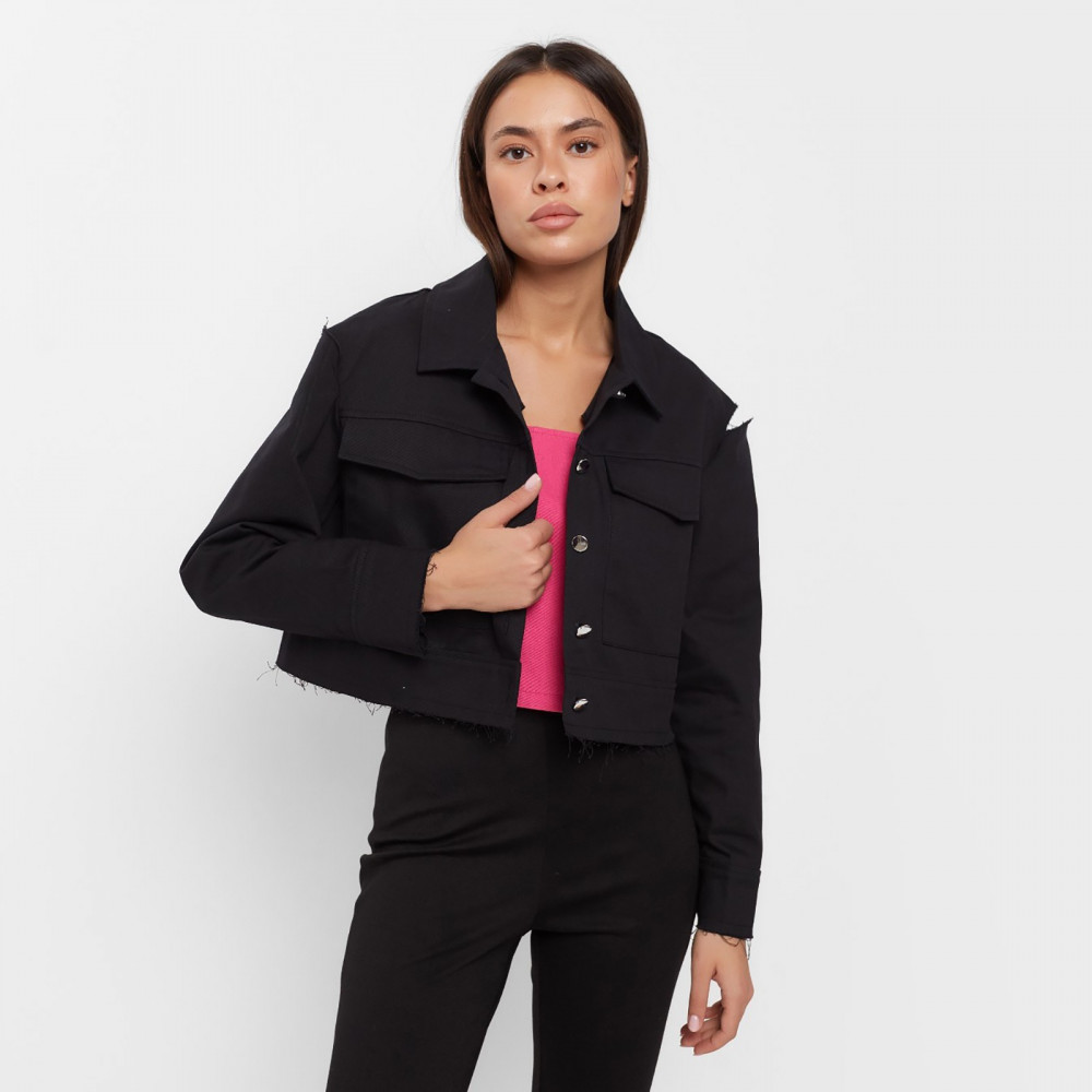 Рубашка женская укороченная | Denim | MIST