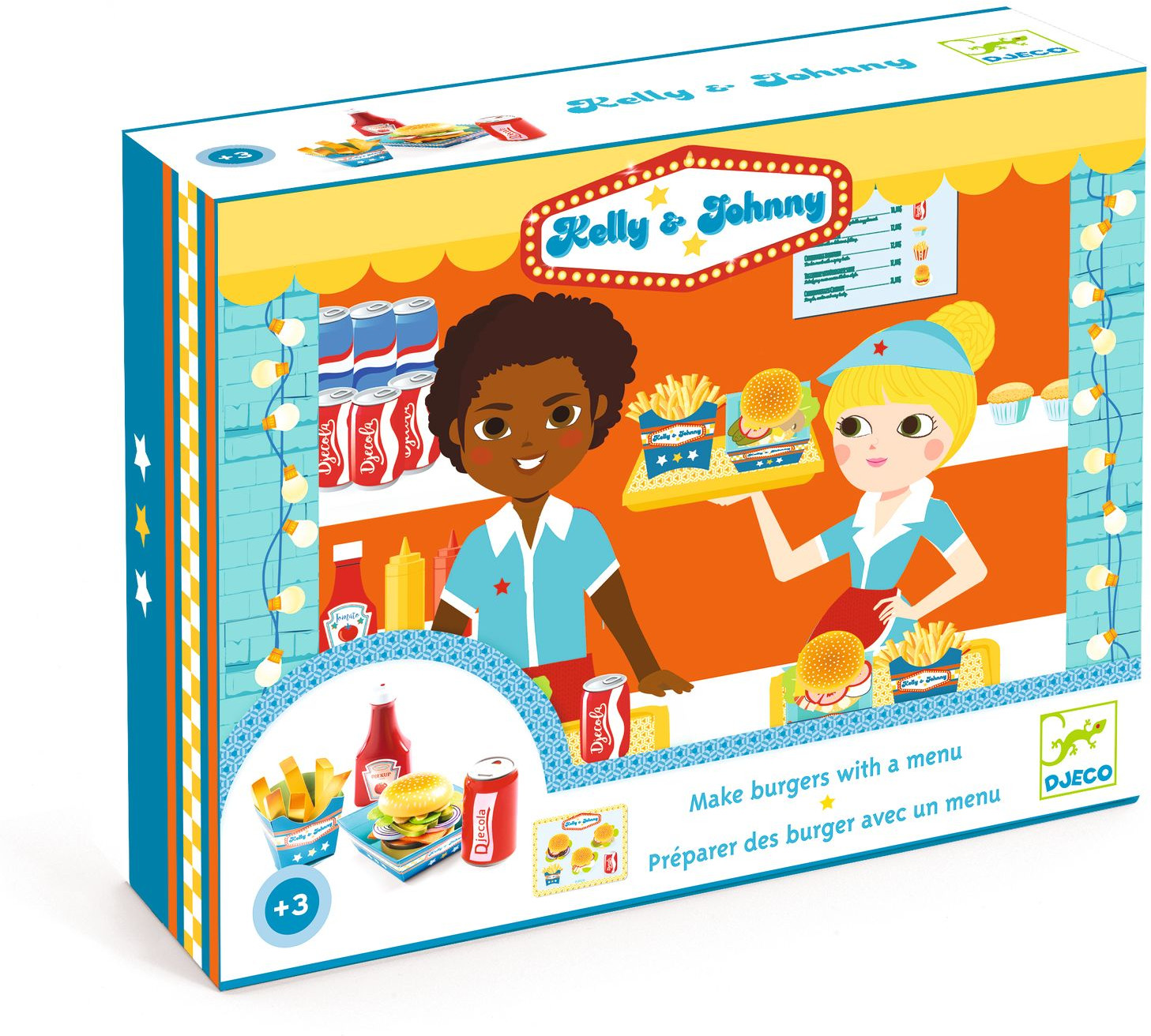 Игра сюжетно-ролевая «Бургеры» | Sweets | Djeco