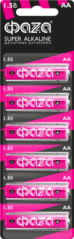 Набор батареек алкалиновых AА | ФАZА
