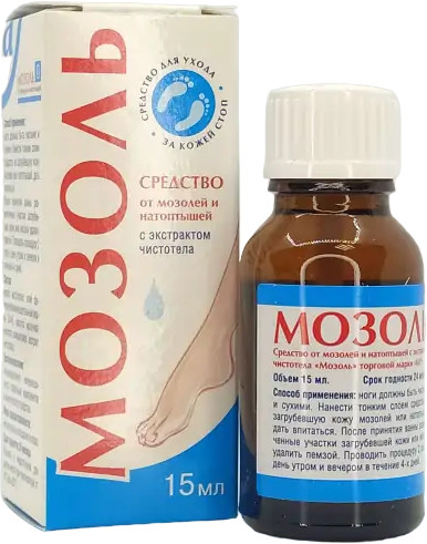 Средство от мозолей и натоптышей «Мозоль Ка» | Р.Косметик