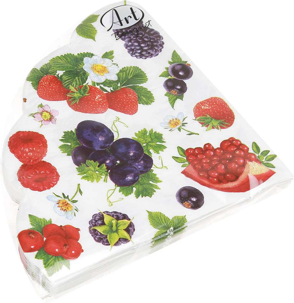Салфетки бумажные «Ягоды фреш» | Art Bouquet