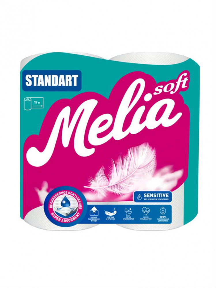 Туалетная бумага «Standart» | Melia Soft