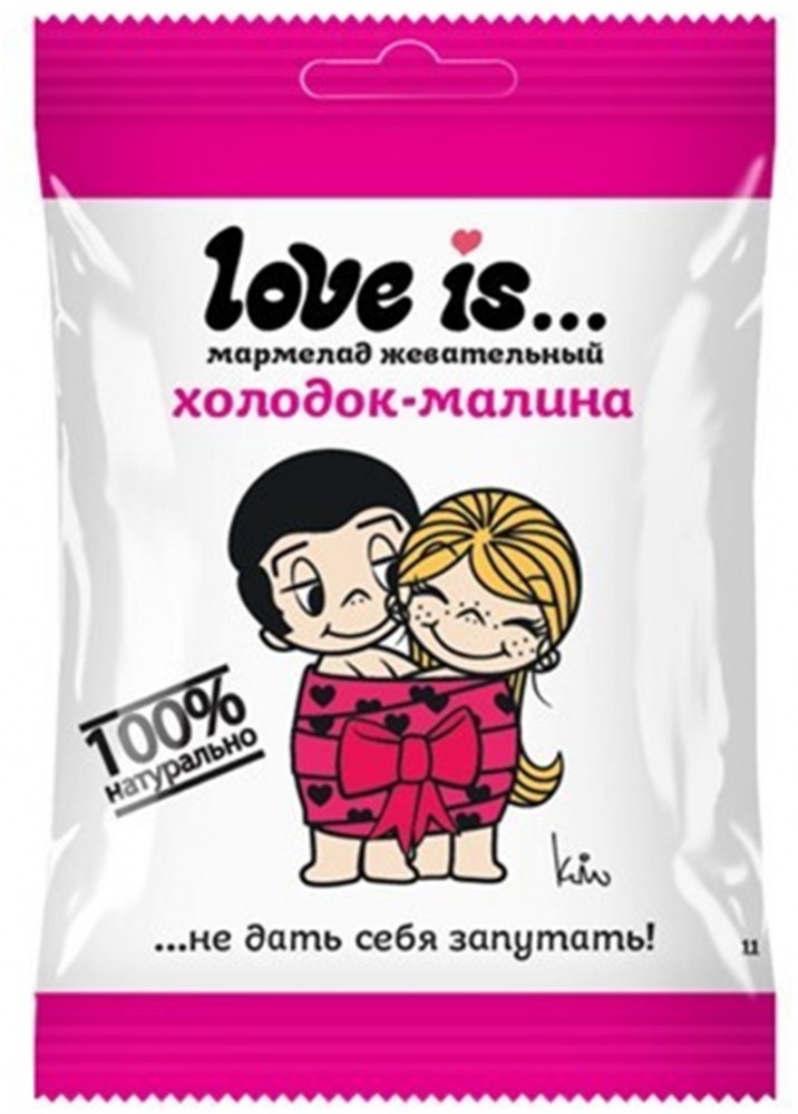 Мармелад жевательный со вкусом холодка-малины «ЖуйМиксик» | Love is