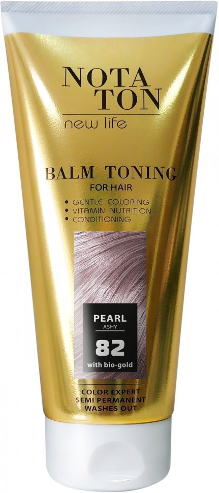 Бальзам для волос тонирующий «Notaton», оттенок № 82 Жемчужно-пепельный | Элитан