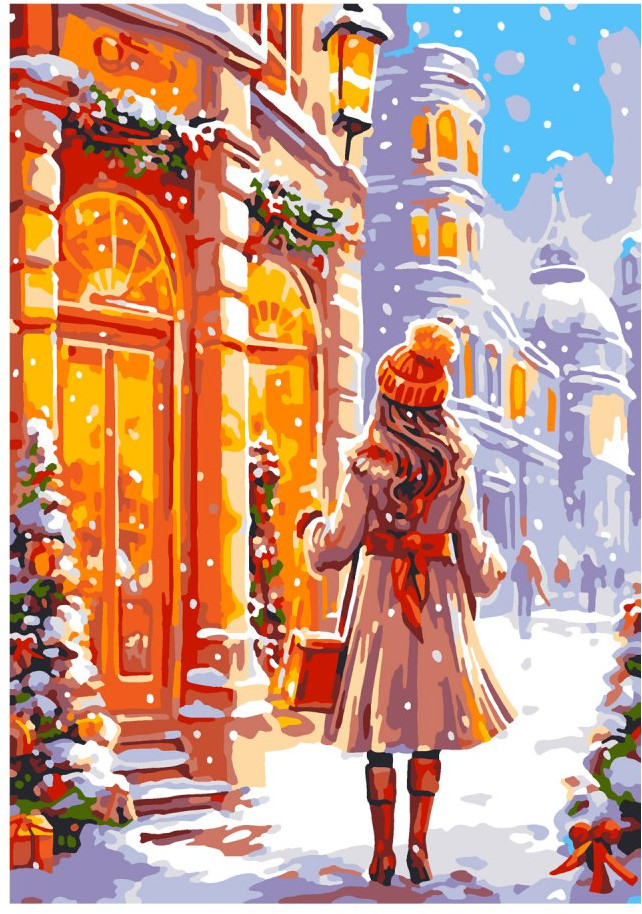 Картина по номерам «Ожидание праздника» | Lori