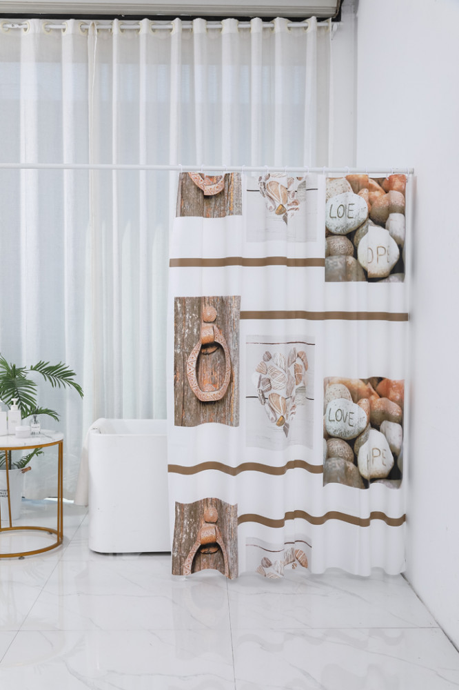 Штора для ванной «Love hope» | Селфи