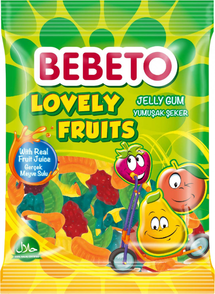 Мармелад жевательный «Lovely fruits» | Bebeto