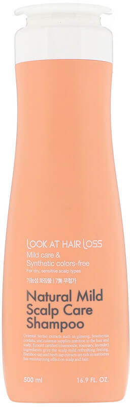 Шампунь для чувствительной кожи «Natural Mild Scalp Care Shampoo» | Look at hair loss | Daeng Gi Meo Ri
