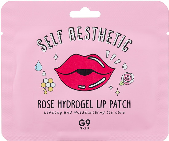 Патчи для губ гидрогелевые с экстрактом розы