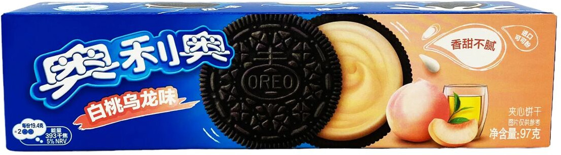 Печенье со вкусом персика и чая улун