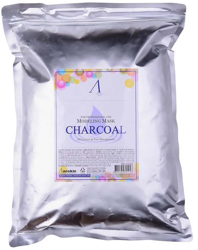 Маска альгинатная для кожи с расширенными порами «Charcoal» | Anskin