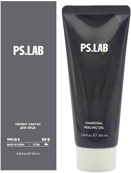 Пилинг-скатка для лица с древесным углем «Charcoal Peeling Gel» | PSLAB | Pretty Skin