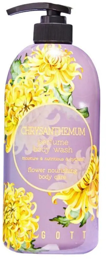 Гель для душа с экстрактом хризантемы «Hibiscus Perfume Body Wash» | Jigott