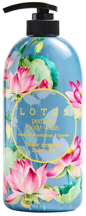 Гель для душа с экстрактом лотоса «Lotus Perfume Body Wash» | Jigott