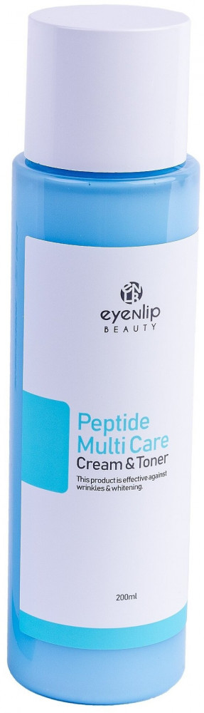 Тонер-крем с пептидами «Peptide Multi Care Cream and Toner» | Eyenlip beauty