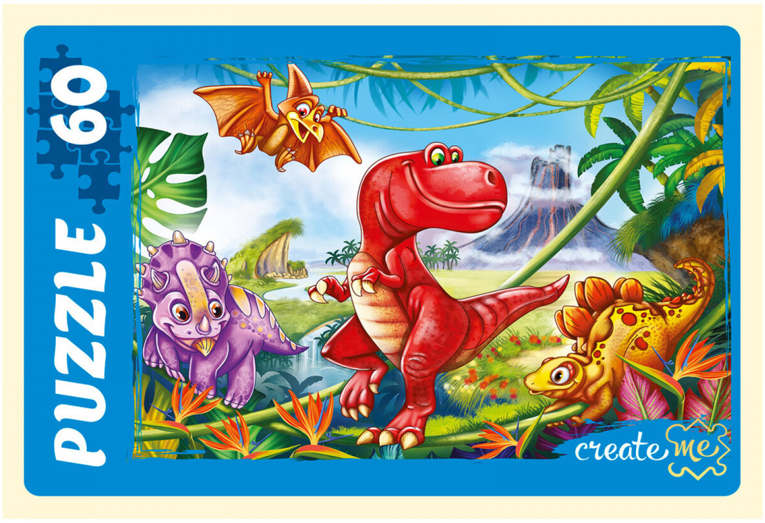 Пазл «Мир динозавров» | Рыжий кот