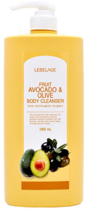 Гель для душа с экстрактом авокадо и оливы «Fruit Avocado and Olive Body Cleanser» | Lebelage