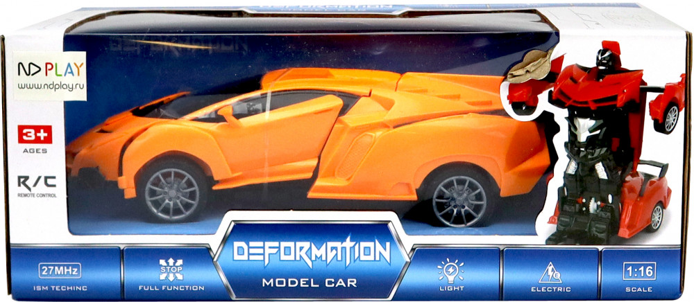 Машинка на пульте управления «Робот-трансформер» | ND Play